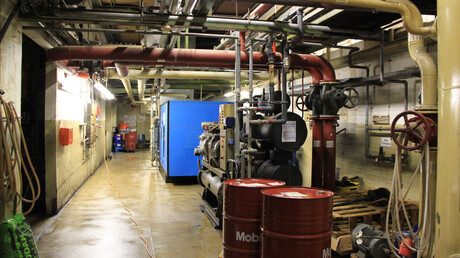 Gammel trykkluftstasjon ved ZF Friedrichshafen