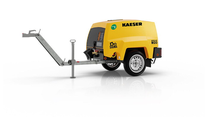 Transportabel kompressor Mobilair 20 PE
