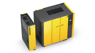 Skruekompressor CSDX med påbyggingstørker.