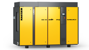 Oil-free rotary screw compressor with SIGMA PROFILE.
