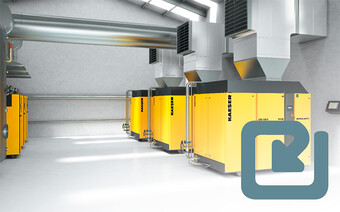 Varmegjenvinning ved bruk av spillvarme og kobling til et avluftskanalsystem