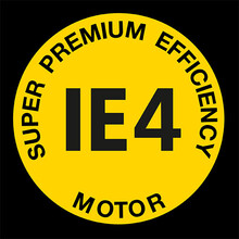 Super premium efficiency drivmotor IE4 Logo
