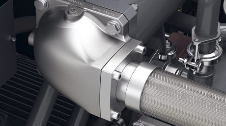 Redusert trykktap takket være optimalisert luftinn-og -utløp.