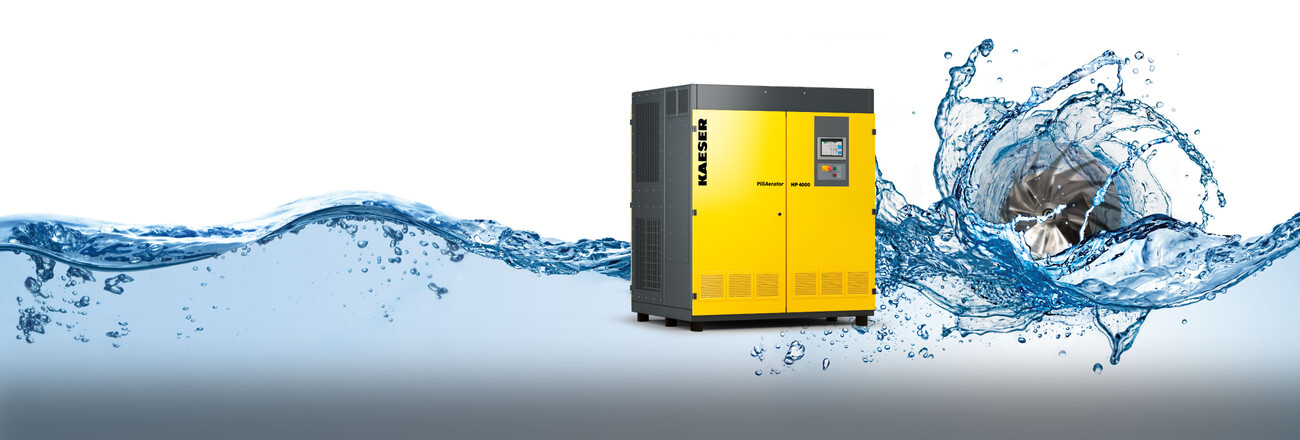 PillAerator turboblåser fra Kaeser Kompressoren.