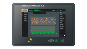 Overordnet styring SIGMA AIR MANAGER 4.0 fra KAESER KOMPRESSOREN.