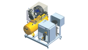 Eksempel på oppbygging av en OEM-trykkluftstasjon
