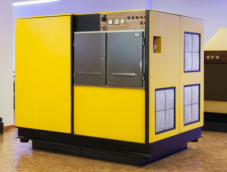 Den første Kaeser kompressoren.