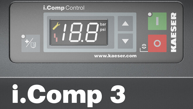 i.Comp Control ble utviklet spesielt for kompressoren.