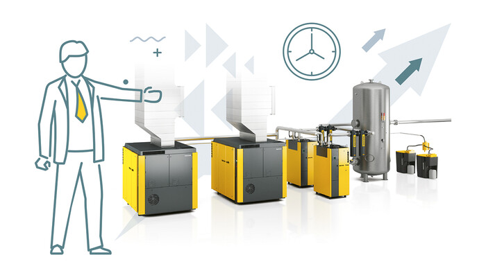 KAESER-eksperter demonstrerer potensialet i varmegjenvinning.