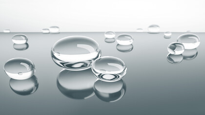 Voksbelegget beskytter mot saltvann ved hjelp av lotuseffekten.